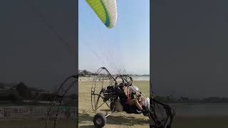 Paramotor Flying At Skardu paragliding skydiving paramotor [upl. by Rebmit]