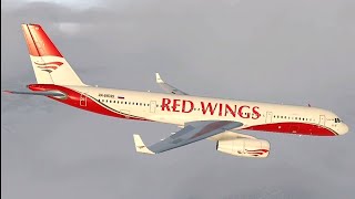 Red Wings Airlines Flight 9268  Crash Animation [upl. by Alleuqahs]