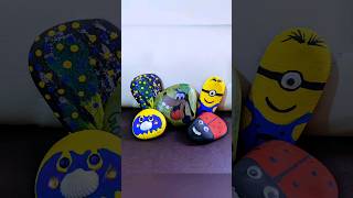 Rock Paint  Rock Painting for kids  painting youtubeshorts shorts rockpaintingideas [upl. by Hentrich]