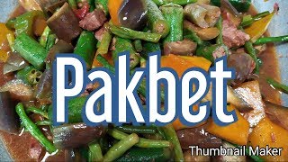 PakbetPinakbet RecipeHow to Cook PinakbetPanlasang PinoyThe Tastiest Pinakbet 2019 [upl. by Sisile]