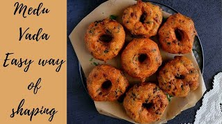 Medu vada with an easy and unique shaping method The BEST and only vada recipe you will ever need [upl. by Erdda]