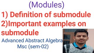 Submodule [upl. by Lebbie]