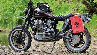 CX500 Scrambler Build Timelapse [upl. by Shushan874]