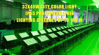 Super High Power Wall Washer City Color Light [upl. by Osrock]