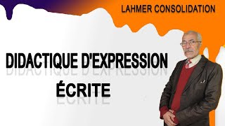 Didactique de lexpression écrite 4ème année primaire [upl. by Mou]