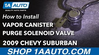 How to Replace Vapor Canister Purge Solenoid Valve 0714 Chevy Suburban 1500 [upl. by Htebazie405]