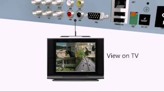 4 CH H264 DVR Outdoor Surveillance Camera System [upl. by Nojad197]