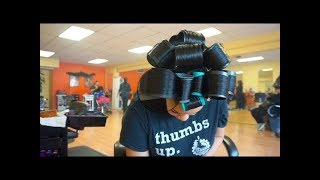 Dominican Hair Salon Slays 3 Month Old Bundles Ft SuperNova Brazilian BodyWave [upl. by Rabkin562]