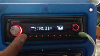 KENWOOD KDC W3041 IPOD CONNECTION [upl. by Emily543]