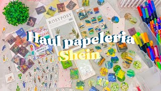 HAUL PAPELERIA DE REGRESO A CLASES 😍 🎨 SHEIN 🦋 Back to School 🦋💫  ¿lo compraría de nuevo🤔😰 [upl. by Anigroeg]