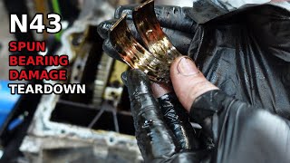 N43 Teardown Low oil pressure amp Spun bearings  PART 7 [upl. by Svirad]