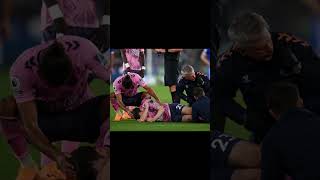 Seamus Coleman horror knee injury Vs Leicester City [upl. by Nodal]