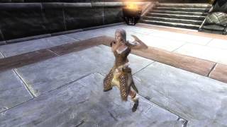 Skyrim Dance Synchronizator lite version Daisuke [upl. by Kemble]