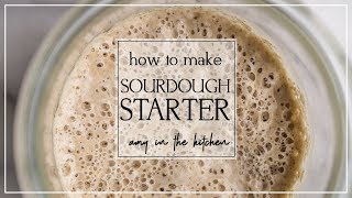 How to make a Sourdough Starter [upl. by Eckmann690]