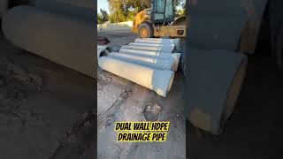 Culvert Pipe  Dual Wall HDPE  Storm Drains [upl. by Gussy]