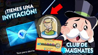 Como Entrar al quotCLUB DE MAGNATESquot en MONOPOLY GO Que es el CLUB DE MAGNATES RECOMPENSAS GRATIS [upl. by Merta]