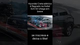 Hyundai Creta elétrico é flagrado na Índia SUV EV chega em breve hyundai creta carroeletrico [upl. by Vigor285]