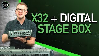 Installing an AES50 Stage Box with the Behringer X32 [upl. by Schulze]