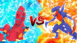 Minecraft  VOLCANION vs MEGA GARCHOMP  POKEMON DA SORTE DARK ‹ MayconLorenz › [upl. by Yednarb]