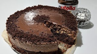 Die Zubereitung von Kuchen mit Nutella طرز تهیه کيک شکلاتی Making Cakes with Nutella [upl. by Reilly]