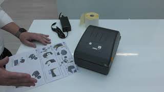 Setup of the new ZD200 Series Desktop Printers from Zebra [upl. by Lidia484]