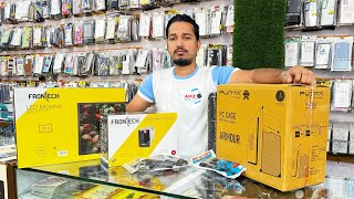 FRONTECH LED MONITOR UPS PLUS amp PC ARMOUR FULL SETUP UNBOXING amp REVIEW 🔥unboxing [upl. by Eirallam]