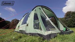 Coleman® Rocky Mountain 5 Plus XL  5 person family tent with BlackOut Bedrooms® [upl. by Frodeen813]