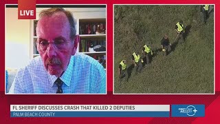 Florida sheriff details crash that killed 2 of his deputies [upl. by Appleby]