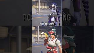 Kiriko and Widowmaker interaction  Overwatch 2 [upl. by Darda]