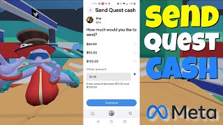 How to Send Quest Cash Using the Meta Horizon App Gifts Birthdays Christmas [upl. by Tiphani151]