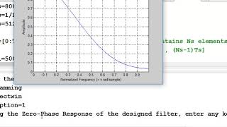 FIRFilter designing Matlab code [upl. by Wrdna206]