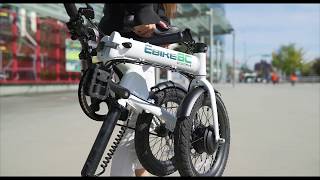 How to fold EbikeBC ENVO Folding ebike [upl. by Haroppiz]