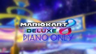 3DS Rosalina Ice World Piano Only  Mario Kart 8 Deluxe Music [upl. by Zoara695]