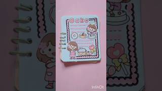 💖Cute mini stickers journal🌟 shortsjournalstickerjournalkawaii [upl. by Nytsirhc415]