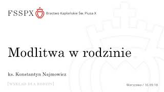 Modlitwa w rodzinie [upl. by Aural]