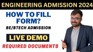 ENGINEERING ADMISSION 2024  ACPC  HOW TO FILL FORM  LIVE STEP BY STEP DEMO  ALL DETAILS [upl. by Atsuj]