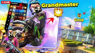 FREE FIRE MAX LIVE GOLD TO GRANDMASTERS RANK PUSH  PLAYING WITH SUBSCRIBER WITH TEAMCODE 🥰 [upl. by Estrin]