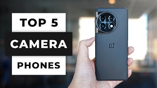 TOP 5 Best Camera Phones 2024 [upl. by Eetnom]