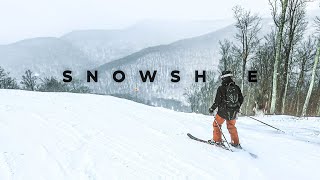 Snowshoe Mountain Skiing in 4K Cinematic  POWDER IN WEST VIRGINIA  100 Subscriber Special [upl. by Marietta219]