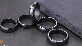 Hematite Rings Black [upl. by Alla650]