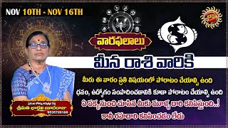 Meena Rashi Phalalu  Nov 10th  Nov 16th 2024  Astrologer Bhargavi Budaraju  Ravinuthala Bhakti [upl. by Alilad]