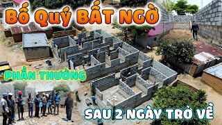 Quanglinhvlogs  Bố Quý Bất Ngờ Trước Tiến Độ Công Trình  Phần Thưởng Cho Đội Thợ Xây [upl. by Ailedua]