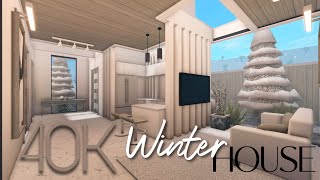 BLOXBURG 40K WINTER HOUSE  NOGAMEPASS [upl. by Chema]