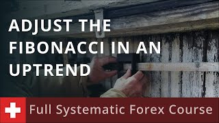 Trading Fibonacci Numbers Adjust the Contrarian Fibonacci in an Uptrend [upl. by Mickie]