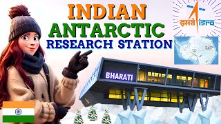 Indian Antarctic Research Station 🇮🇳  Bharati  Maitri  Dakshin Gangotri  isro space [upl. by Jaella]