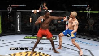 EA Sports UFC  Jon Jones vs Alexander Gustafsson UFC Light Heaveyweight Championship [upl. by Rapsag583]