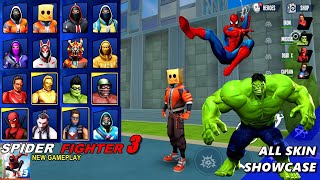 Spiderman Hulk Deadpool Ironman Captain Amerika Avengers Vs Crime Part 1429  Spider Fighter 3 [upl. by Allianora]