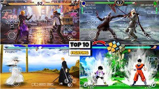 Top 10 Best PPSSPP Fighting Games For Android amp ios Gaming Bruh [upl. by Ahsenav]