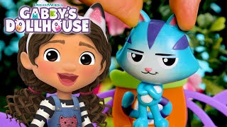 HOORAY CAT RAT Celebrating Friends with Gabby  GABBYS DOLLHOUSE TOY PLAY ADVENTURES [upl. by Aisnetroh717]