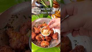 Crispy Chicken Wings  Butter Garlic Wings  Addictive amp Tasty shorts chickenwings recipes [upl. by Lundell]